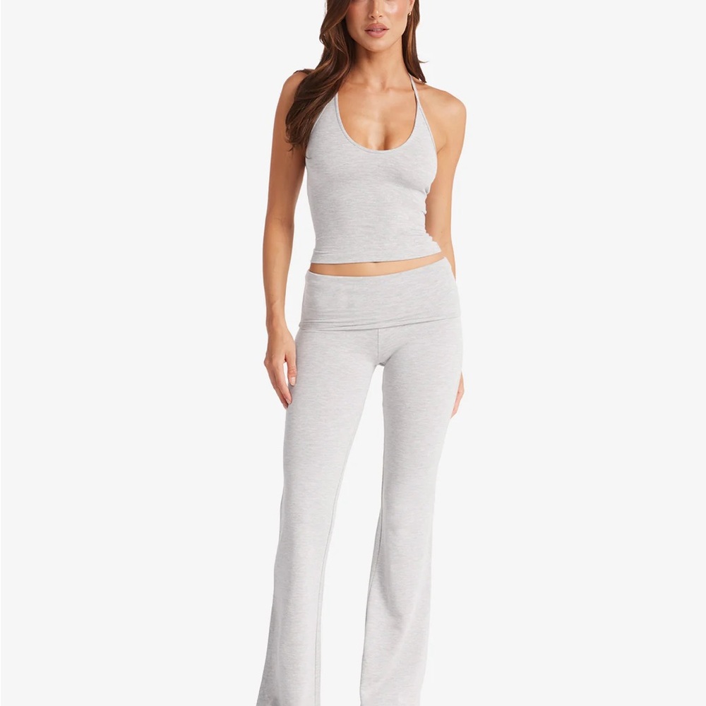 CSB flare fold over pants set size small